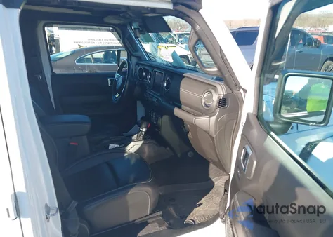 2023 Jeep Wrangler 4-Door Sahara 4X4 из США, поврежденный, VIN 1C4HJXEG7PW587139